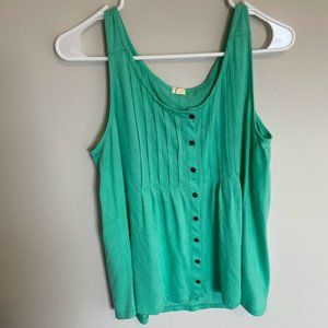 Green Tank top J crew